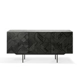 Buffet Graphic en teck verni - 3 portes | Fleux | 3