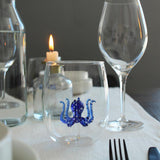 Verre pieuvre - Bleu | Fleux | 7