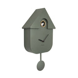 Horloge Modern Cuckoo en métal l 21.5 x H 41 cm - Vert kaki | Fleux | 6